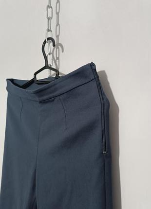 Брюки женские arket slim-fit, eur 40, сине-серого цвета6 фото