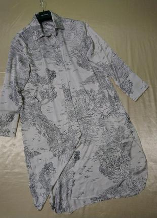 Плаття-сорочка міді оверсайз 3