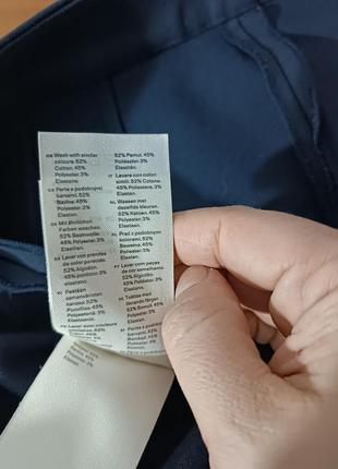 Брюки женские arket slim-fit, eur 40, сине-серого цвета8 фото