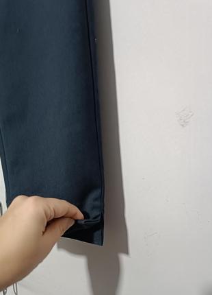 Брюки женские arket slim-fit, eur 40, сине-серого цвета9 фото