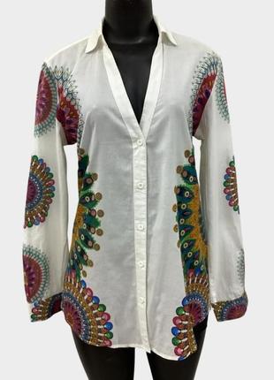Женская хлопковая рубашка desigual