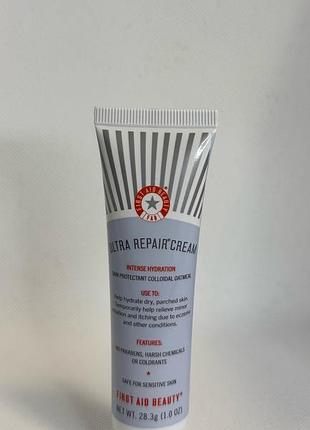 First aid beauty  ultra repair® cream intense hydration – face and body moisturizer for skin repair