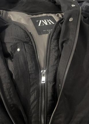 Куртка пальто парка zara оригинал10 фото