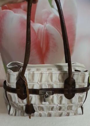 Дуже красива італійська сумочка під риптилію genuine leather