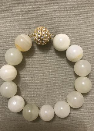 Браслет из натуральные баламаты камнем 12-13 мм