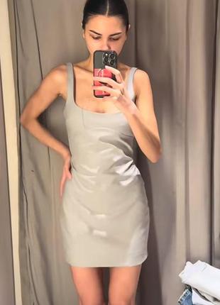 Сукня сіра zara