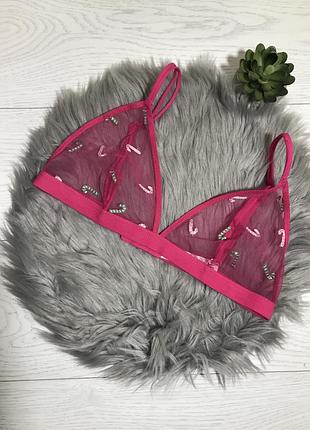 Нежный топ бра из сеточки