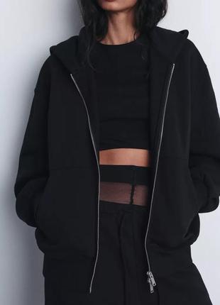 Черный спортивный костюм zara / черный спортивный костюм зара6 фото