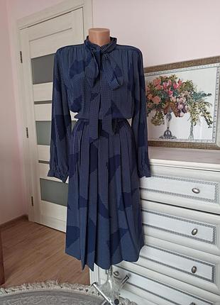 100% шелк ксклюзивное винтажное шелковое платье швейцария винтаж