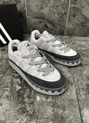 Чоловічі кросівки adidas adimatic neighborhood gray black2 фото