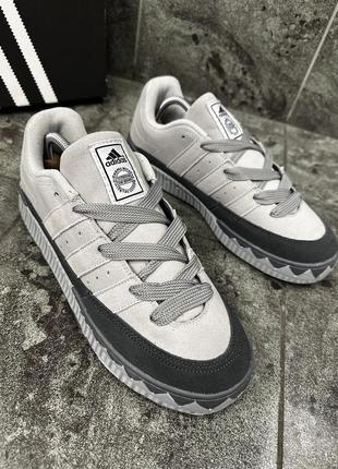 Чоловічі кросівки adidas adimatic neighborhood gray black5 фото