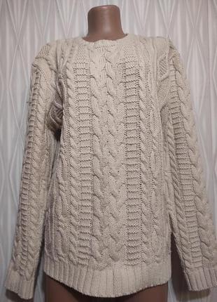 Свитер из смесовой пряжи. унисекс