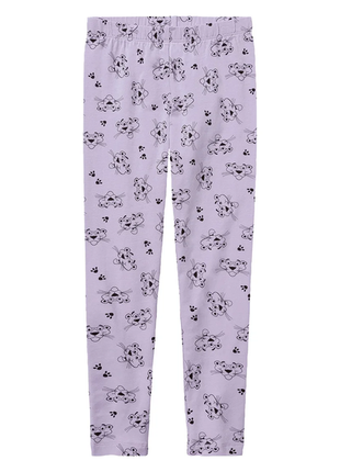 Леггинсы для девочки лосины lupilu розовая пантера, коллекция the pink panther