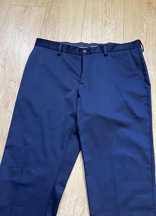 Классические синие брюки zara (можно взять с пиджаком, как костюм) 3
