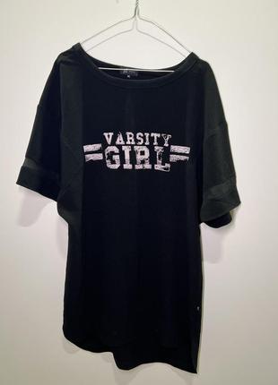 👗 черное платье «varsity girl”