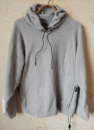 Серый худи, полиэстер