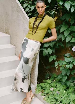Светр зелений мʼякий zara new