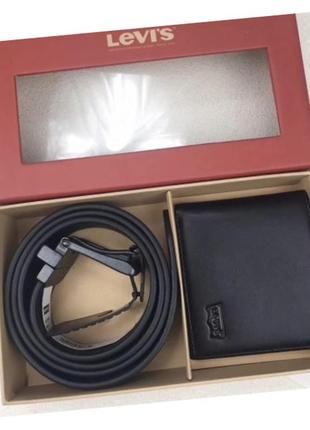 Новый кошелек и ремень от levi’s5 фото