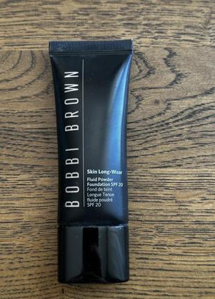 Професійна тоналка bobbi brown skin long-wear fluid powder spf 20