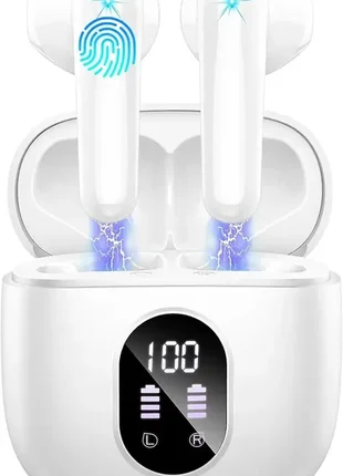 Навушники бездротові, навушники bluetooth 5.4, стереонавушники 50h play bass, навушники bluetooth з дв
