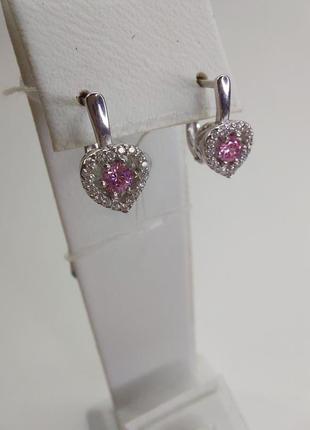 Серьги серебро 925