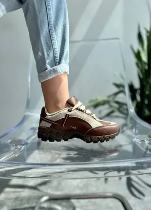 Женские кроссовки найк nike air Чоловічі lx Hippie ale brown gold