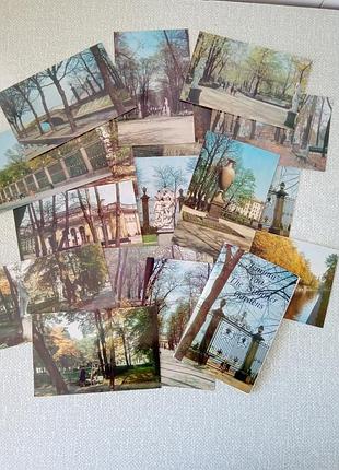 Комплект листівок 16 шт. літній сад