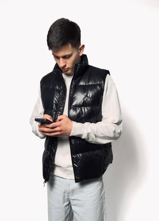 Жилетка мужская air jordan m flight down vest black fv7273-010 оригінал