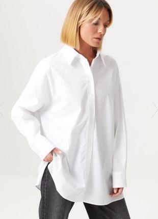 Вільна сорочка з бавовни h&m