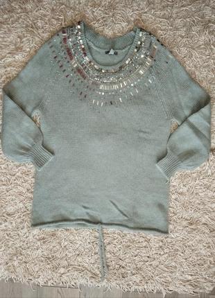 Светр ошатний мохеровий