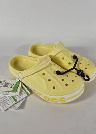 Сабо женские кроксы crocs bayaband clog желтые оригинал