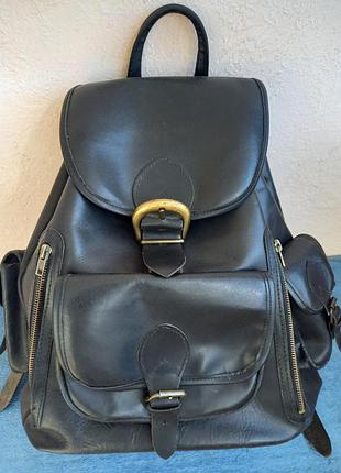 Рюкзак шкіряний hand made 40х35х20см