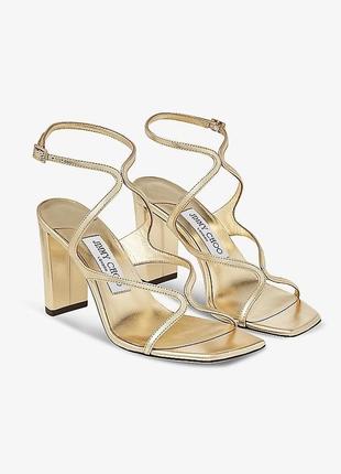 Кожаные босоножки jimmy choo