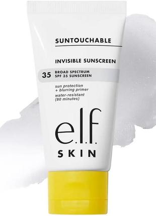Сонцезахисний прозорий праймер для обличчя e.l.f. suntouchable! invisible sunscreen spf 35 50 мл
