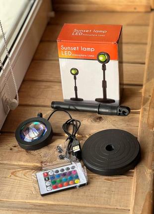 Проекционный светильник sunset lamp заката, рассвета, led lamp ha-11