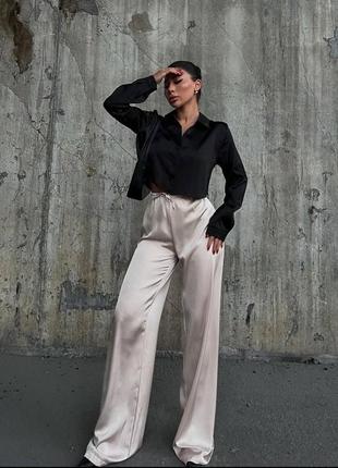 Шелковые брюки
