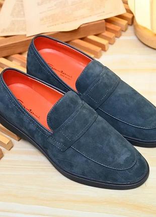 Лоферы santoni мужские