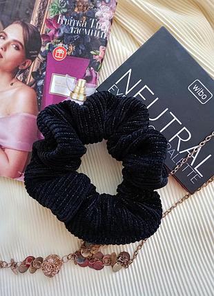 Очаровательная удобная объемная резинка для волос вельвет
