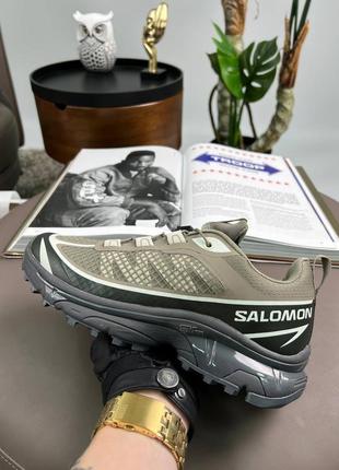 Мужские кроссовки salomon xt-6 ft khaki black