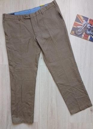 Льняные мужские прямые брюки c&a р. 48, 50