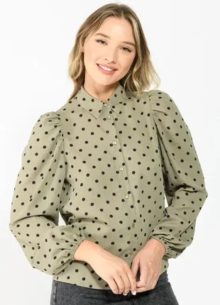 Гарна сорочка в горох