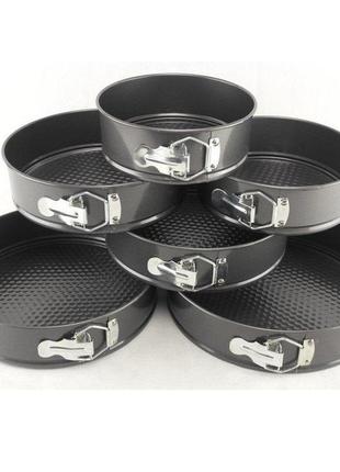 Форми для випікання рознімні unique un-1701 набір форм 6шт для випікання кондитерські.w+