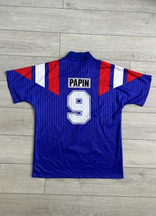 Футбольная футболка винтаж франция atch papin vintage retro football