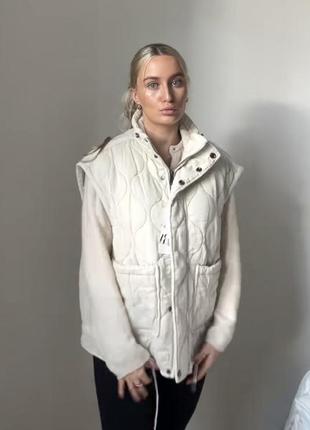 Стеганый жилет zara