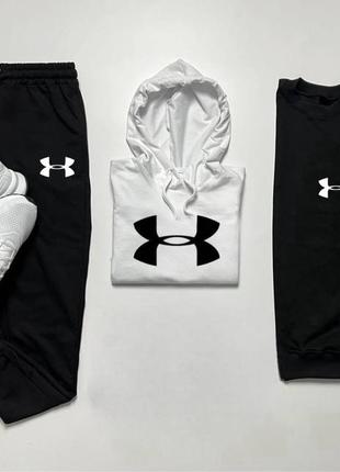 Худи кофта + свитшот + штаны, спортивный костюм 3 в 1