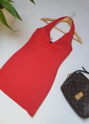 Красное платье river island 6