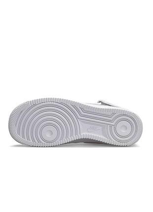 Nike air force 1 high fur all white 4