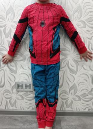 Костюм піжама кофта+штани спайдермен spiderman на вік 5-6 років