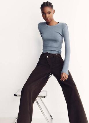 Лонг реглан zara лонгслив