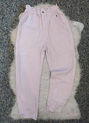 Жіночі джинси zara ніжно-рожевого кольору розмір xs (240724)